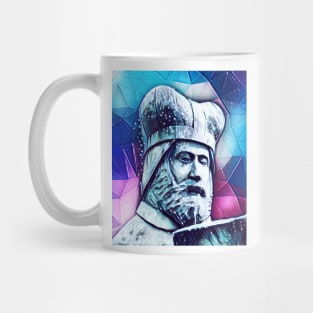 Geoffrey of Monmouth Snowy Colourful Portrait | Geoffrey of Monmouth Artwork 13 Mug